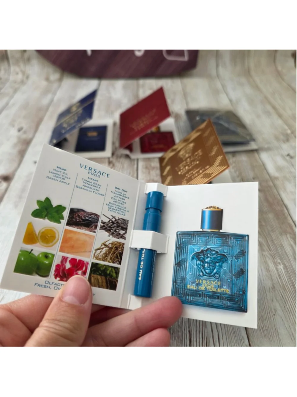 Men's Versace Grooming samples